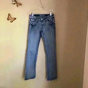 VD vivi diva jewel embelished back pocket jeans size